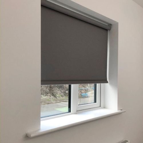 Dark Grey Roller Blinds Dubai