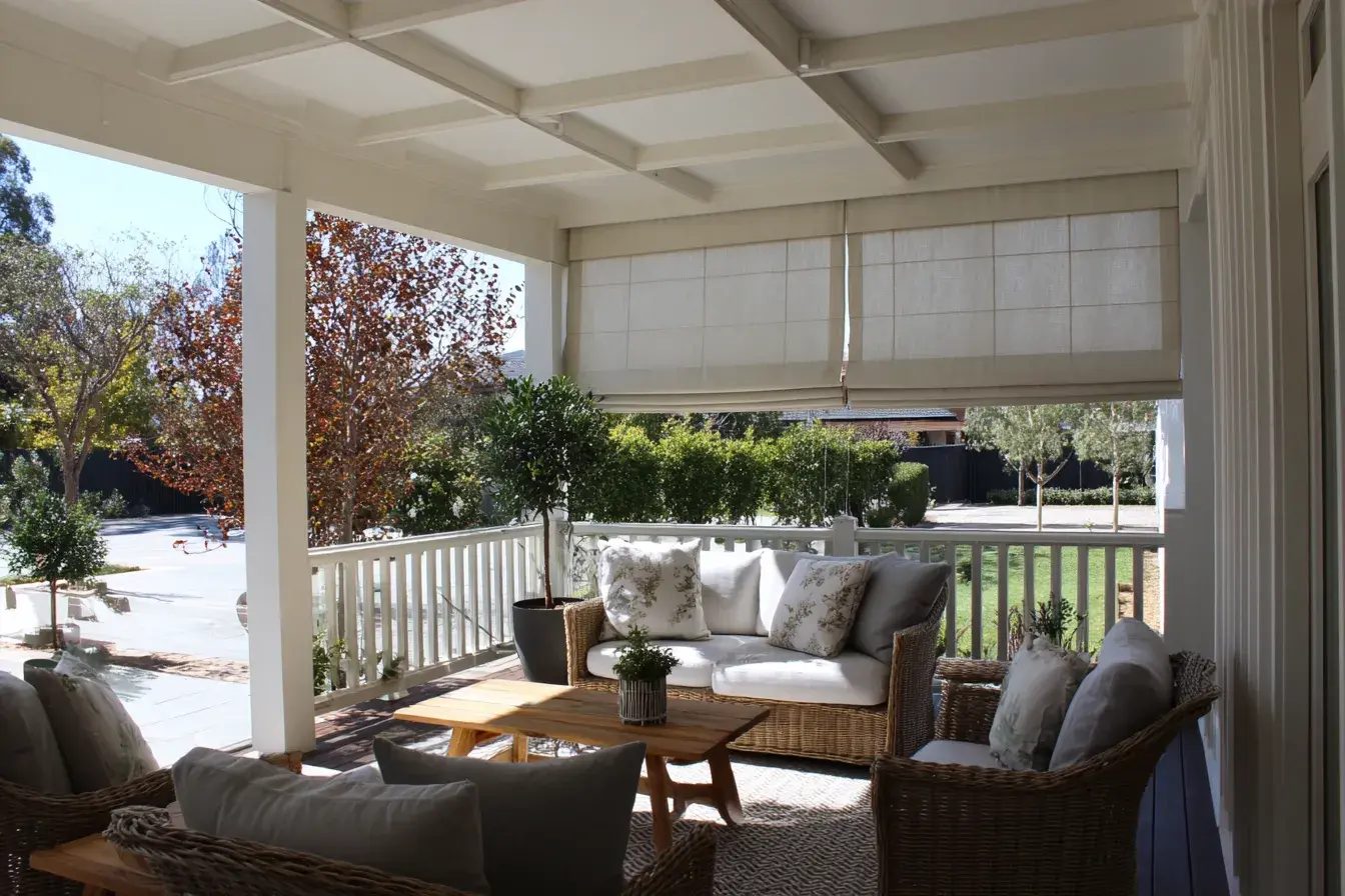 Outdoor Roman Blinds Dubai