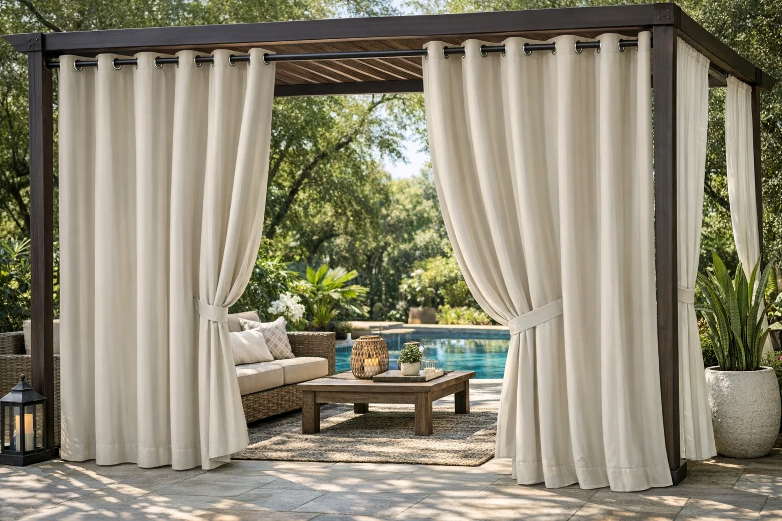 Outdoor Eyelet Curtains Dubai