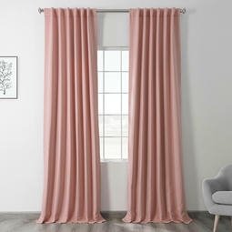 Pink Linen Curtains Dubai