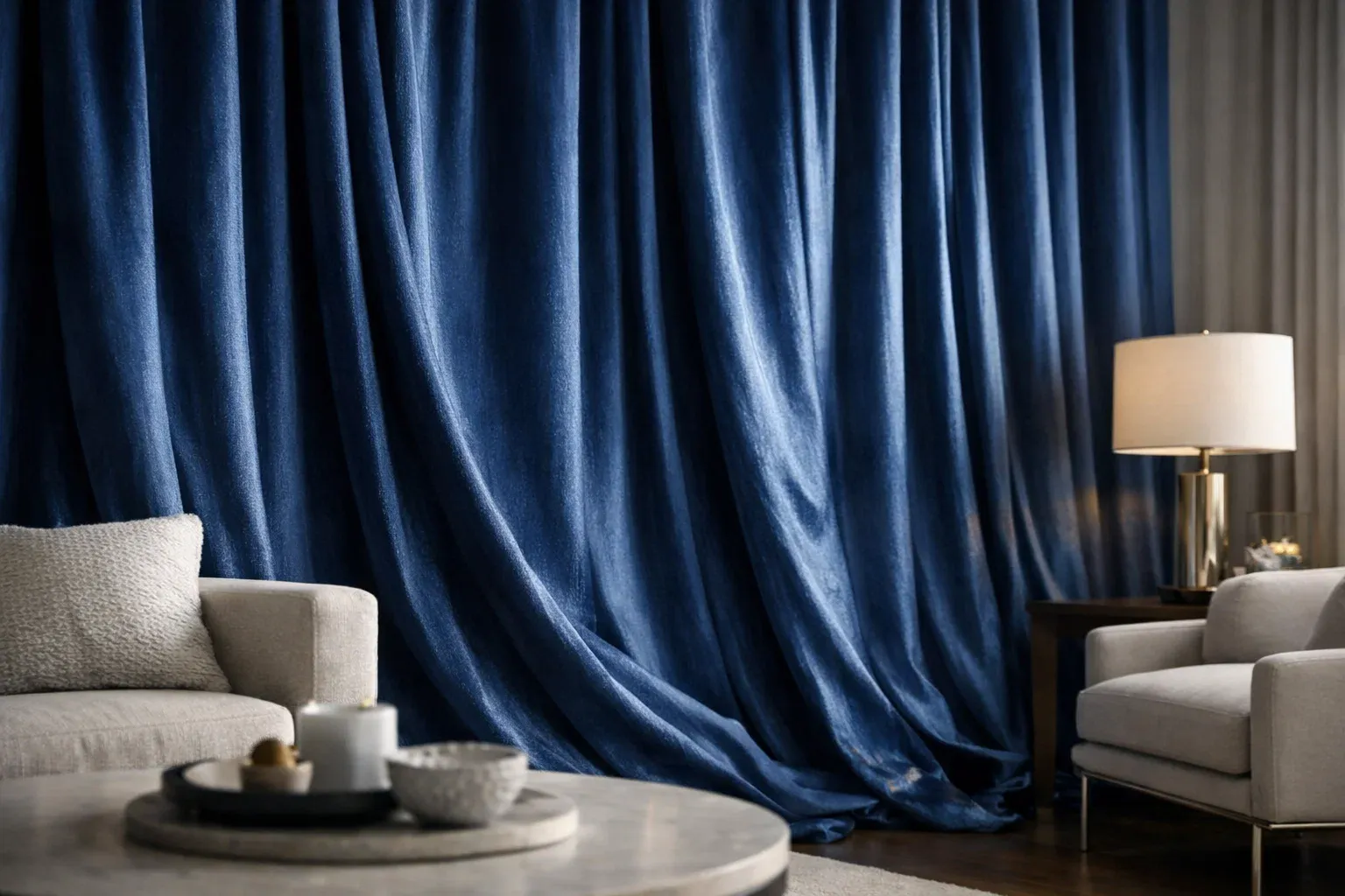 Navy Blue Velvet Dubai