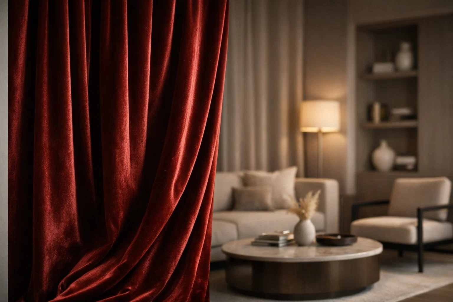 Deep Red Velvet Dubai