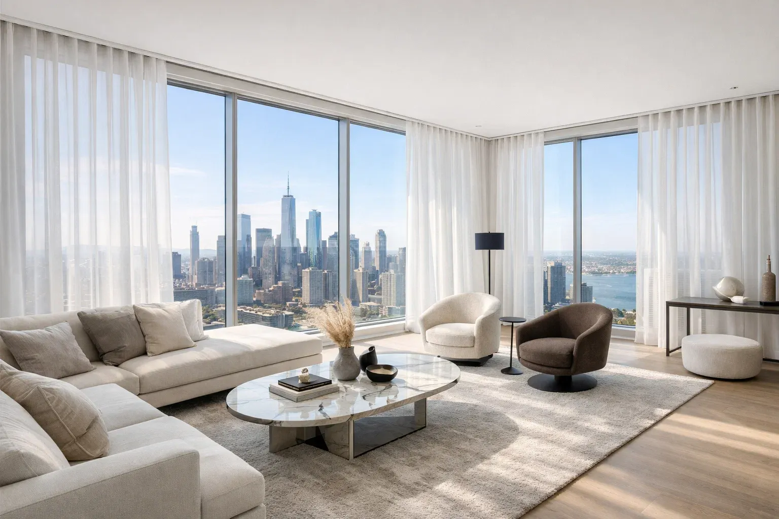Wave Sheer Curtains Dubai