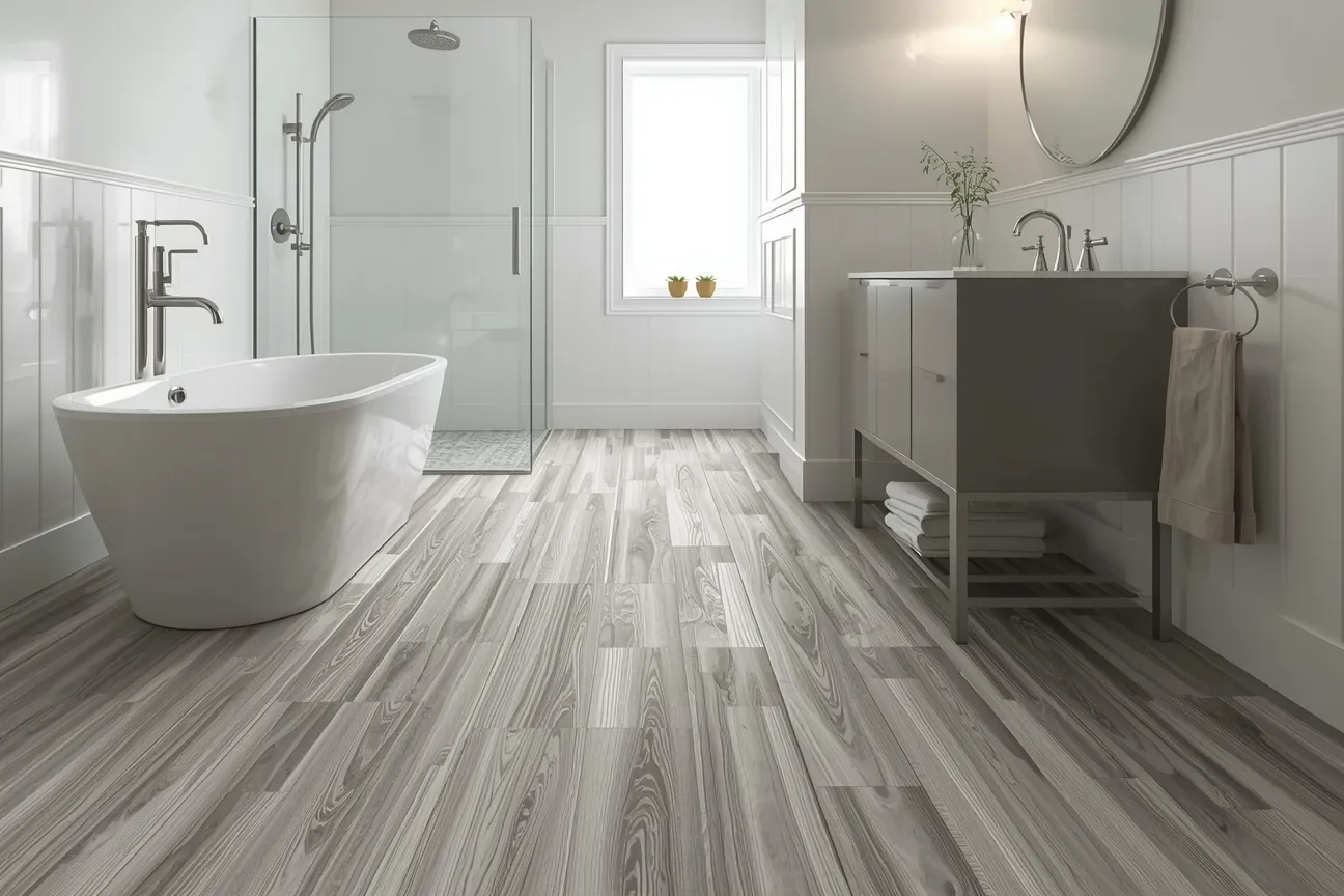 SPC Bathroom Flooring Dubai