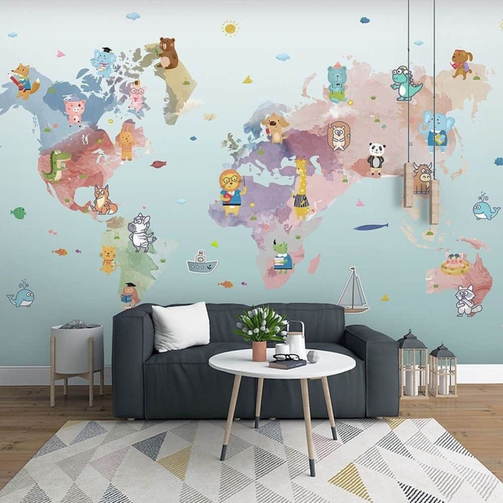 Kids Wallpaper Dubai process