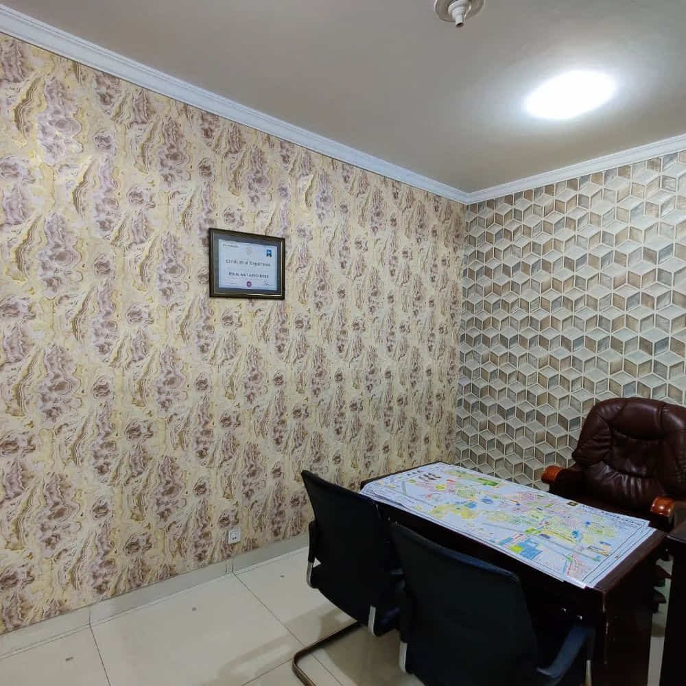 Office Wallpaper Dubai process